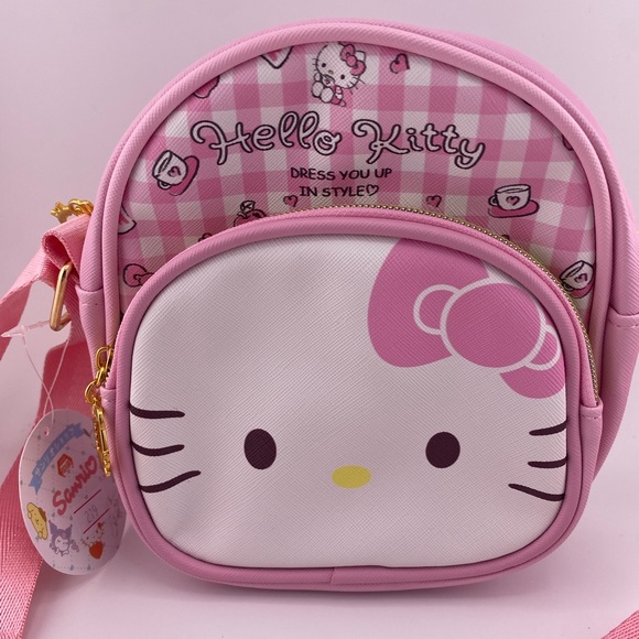 New Hello Kitty Crossbody/ Shoulder Purse - Pink - Sanrio - Picture 2 of 6